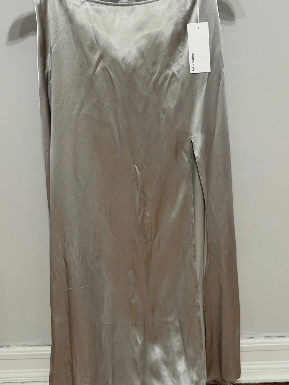 Reformation Silk Midi Skirt – Size 8 - Picture 3 of 9